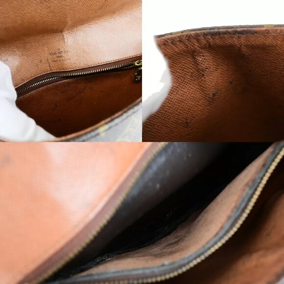 LOUIS VUITTONI Chantilly MM Shoulder Bag Monogram Leather Brown - Picture 11 of 14